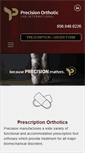 Mobile Screenshot of precisionorthotic.com